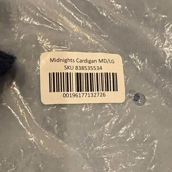 Taylor Swift Midnights Cardigan Size M/L - Picture 12 of 13